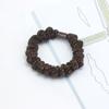 Anillo para el pelo de intestino delgado plateado de temperamento, cuerda para coleta, versión coreana de cuerda para el pelo simple, banda de goma, suministro de tienda de 2 yuanes
