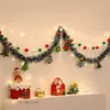 Decoración Pequeña Colgante de Guirnaldas Navideñas Suministros Árbol Fondo de Pared para Fotos en Interiores Escena de Atmósfera Decoración Adornos Colgantes Banderines de Tirar