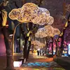 Luces de Paisaje con Forma de Nube para Exteriores, Luces LED Creativas con Nubes Fluyentes Brillantes para Proyectos de Iluminación en Zonas Escénicas, Parques y Barrios