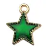 20 Tipos de Pingentes de Liga Verde com Gotejamento de Óleo, Brincos de Coração de Cacto, Pulseiras, Acessórios para Joias Artesanais DIY