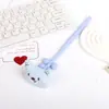 Nueva pluma de gel de flor de tela creativa, linda flor pequeña colorida de silicona de alto valor, pluma de sacudir, pluma a base de agua