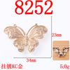 Accesorios para el cabello Hanfu antiguos Horquilla Mariposa diy Accesorios hechos a mano Simétricos izquierdo y derecho Parte trasera con anillo Accesorios de aleación de Fénix