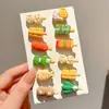 Pinza para Flequillo Infantil, Herramienta para Peinar el Cabello, Pinza de Felpa para Niñas de Principios de Primavera, Pasador de Moño para Bebé, Accesorio para el Cabello