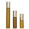Botella de Vidrio con Bola Metálica Dorada 3ml 5ml 10ml Botella Recargable para Aceites Esenciales y Perfumes Botella con Bola Rodante para Crema de Ojos Portátil Cosméticos y Productos para el Cuidado de la Piel