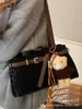 Bolso de Axila con Estampado de Leopardo para Mujer 2025 Nuevo de Moda Otoño e Invierno Versátil Bolso de Hombro Bolso Cruzado de Gama Alta Bolso Baguette