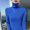 Otoño/Invierno 2026 Nuevo Suéter de Punto de Cachemira para Mujer Cuello Alto Elegante Top de Punto con Nuevo Diseño