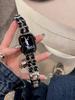 Adecuado para correa iwatchs8, correa Apple s9, s7/6/5/4/3/21/metal se, pulsera de mujer estilo Chanel