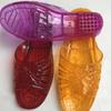 Fábrica Wuchuan Chinelos Femininos Transparentes de Cristal Resistentes a Odor com Solado Macio Sapatos para Casa e Exterior Plástico PVC Novo Sapatos para Mãe