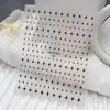Série Duyuer Adesivos de Unha Populares Estilo Influenciador Realista com Suporte Adesivo para Decoração de Unhas DIY