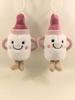 Jelycat Estilo Ajo Verdura Peluche Pan Colgante Llavero Muñeca Linda