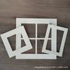 Moldura de quadro com moldura de papelão forrado oco A4A3 8 Aberturas 4 Aberturas com moldura atacado de fábrica 67810 polegadas Branco