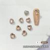 Color Seda Alto Cristal K9 Diamante Puntiagudo Poco Profundo Brillo Champaña Con Forma Adornos de Diamante con Forma Dulce de Amor Adornos para Uñas Lote Completo