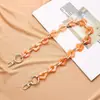 Cadena de acrílico de moda al por mayor transfronteriza, cadena de bolso de acrílico, correa de hombro para debajo del brazo, cadena de bolso de mano, accesorios para manualidades