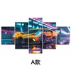 2025 Amazon Estilo Cyberpunk Americano Carro Musculoso Pintura Decorativa Sala de Estar Sofá Fundo Mural Pintura Pendurada