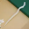 Pasador de Acetato Accesorios para el Cabello Pasador de Imitación de Jade Pasador de Estilo Antiguo Dinastía Han Pasador de Acetato al por Mayor Pasador de Hoja Acrílica