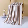 Toalla de baño de vellón de coral toalla raya ancha toalla grande toalla de baño grande toalla facial absorbente toalla transfronteriza toalla de baño