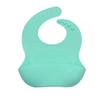 Babador de Silicone para Bebê, Babador Impermeável Infantil para Comer, Louças para Bebê, Toalha de Saliva, Babador Simples de Grau Alimentício