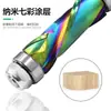 Fresa de Topo e Base com Rolamento para Acabamento e Perfilagem de Materiais Reciclados, com Haste de 1/4", Liga Integrada e Revestimento Colorido