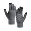 Luvas de Tricô para Tela de Toque de Inverno Amazon para Homens, Tamanho Grande, Quentes, Espessadas, Antiderrapantes, Luvas de Ciclismo para Uso ao Ar Livre