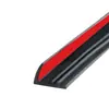 Tira de Vedação para Fresta de Vidro de Carro Modelo Universal Tira Redutora de Ruído de Vibração de Porta de Carro Tira de Borracha para Vidro de Carro