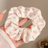 Goma para el pelo con lazo dulce para niñas, elegante goma de encaje para coletas bajas y peinados de moño
