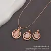 Collar de Perlas para Mujer 2025 con Pedrería Estilo Chino Empaque Independiente Cadena de Hueso de Serpiente Colgante