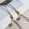 Moneda de Cobre Vaina de Loto Cadena Colgante para Teléfono Móvil Colgante de Jade Semi-Terminado Cuerda Anillo de Hebilla de Vaina de Loto DIY Accesorios de Joyería Venta al por Mayor