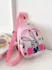 Nueva Bolsa de Pecho Infantil Linda 2026 con Personajes de Dibujos Animados, Bolso Cruzado de Hombro Único de Moda, Accesorios para Niños y Niñas