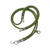 Lanyard para teléfono móvil de doble hebilla ajustable, cuerda para colgar en el cuello, bolsa, funda para teléfono móvil con soporte para espalda, junta de lanyard en stock, venta al por mayor