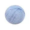 Hilo de Algodón Hueco de 2 mm para Bolsas de Playa Caladas Hechas a Mano con Ganchillo, Material Especial Bola de Hilo Redonda de 2 mm