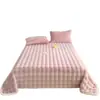 Cobertor de Cama Pelúcia Pelo de Coelho Espesso de Inverno Conjunto de Três Peças Casa Antiderrapante Lençol de Cama Plus Veludo Tatami Lençol de Cama Aquecido Cobertor de Colchão