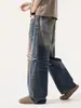 Ropa para Hombre Fengshe / Jeans rasgados estilo mendigo vintage moderno estilo americano para hombre, pantalones anchos holgados casuales de pierna ancha curvada