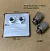 Cabezal de Refrigeración Líquida para Portátil, Cabezal de Refrigeración Pequeño de Micro Aluminio, Disipador de Calor para Chip, Cabezal de Refrigeración Pequeño y Delgado que Reemplaza Tubos de Cobre