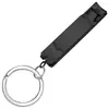 Nuevo Cortauñas Plegable Ultra Fino de Acero Inoxidable Portátil Multiusos Tarjeta Mini Cortauñas Anti-Salpicaduras