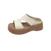 Chinelos Birkenstock de Solado Grosso para Mulheres, Novo Estilo Verão 2026, Adequados para Combinar com Vestidos, Casuais e Confortáveis, Sandálias Femininas de Uma Tira para Uso Externo