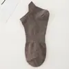 Meias Masculinas Meias Curtas Primavera Outono Verão Algodão Puro Cano Curto ins Tendência Masculina Cano Médio Meias Invisíveis Finas Desodorantes Absorventes de Suor Baixo