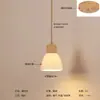 [Transfronterizo] Lámpara de Techo Retráctil Ajustable para Entrada, Dormitorio, Pasillo, Mesita de Noche, con Diseño de Madera Natural, Estilo Vintage