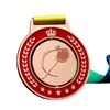 Medallas de metal enumeradas medallas de maratón giratorias premios de juegos de pelota fútbol baloncesto