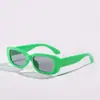 Fabricante de Gafas Xunge 95004 Montura Cuadrada Pequeña Gafas de Sol Carey para Mujer Transfronterizas Retro Estampado de Leopardo Gafas de Sol Pequeñas para Hombre