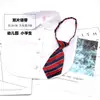 Uniforme Escolar Estudiante de Secundaria Corbata Corbata Infantil Rayas Azul Rojas Cuello Flor Lazo Estudiante de Primaria Actuación Corbata Pequeña