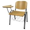 Silla de Mesa de Escritura para Entrenamiento Yu Qiang Sala de Reuniones Personal Noticias Silla Simple Acero Cuatro Patas Tablero de Madera Pulverización Taburete Eléctrico