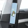 Suministros para coche caricatura funda para cinturón de seguridad cubierta protectora para hombro de seguridad alargada para hombres y mujeres lindo traje de decoración de coche Decoración interior