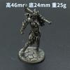 Cobre Blanco Arthur Soldado Rey Modelo Legendario Shogun Samurai Juguete Regalo Personalidad de Hombres Juego de Mesa Pieza de Ajedrez Adornos Auricular