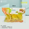 Bolsa de Empaque de Fruta Auto Sellante Realmente Deliciosa Dibujo Animado Lindo 1.0kg Bolsa Desechable para Conservar Frescura Bolsa de Empaque Fresco Naranja