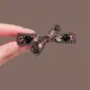 Presilhas de cabelo pequenas com brilho de alta qualidade, presilha para franja, presilha lateral, presilha de pressão pequena, acessórios de cabelo femininos, presilha de cabelo com strass super brilhante coreana, luxo leve