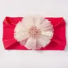 Faixa de Cabelo Nova Quente Transfronteiriça para Bebê Flor de Renda Fofa Faixa de Cabeça Jacquard para Bebê Joias Confortáveis Europeias e Americanas para Crianças