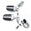 Pedal Plegable Antideslizante Cuadriculado de Aleación de Aluminio para Motocicleta Soporte de Reposapiés para Pasajero Reposapiés 32mm