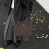 Bolso Tote Esmerilado Estilo Coreano 2025 Invierno Nueva Moda Bolso de Hombro Versátil Estilo Perezoso Bolso de Mano de Gran Capacidad para Mujeres