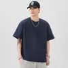 [Roupas Berlim] Nova Camiseta Masculina de Manga Curta Gola Redonda Casual Solta Masculina Controle de Preço 65