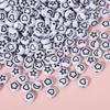 Contas Acrílicas Contas de Alfabeto para Educação Infantil Joias com Contas Contas Quadradas Criativas Contas Planas Acessórios para Joias DIY